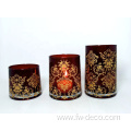 2023 new design custom stock glass candle holder